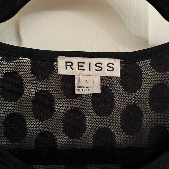 Reiss sheer long sleeve top, size s - Picture 2 of 7